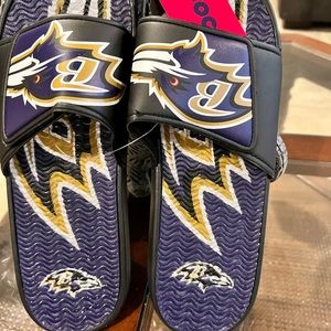 Baltimore Ravens FOCO Men's NFL Team Logo Athletic Sport Shower Slides